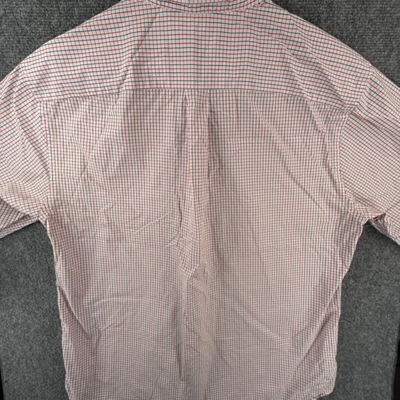 Vineyard Vines Cotton Button Up Red Blue Check Classic Fit Tucker Shirt Large - Picture 11 of 16